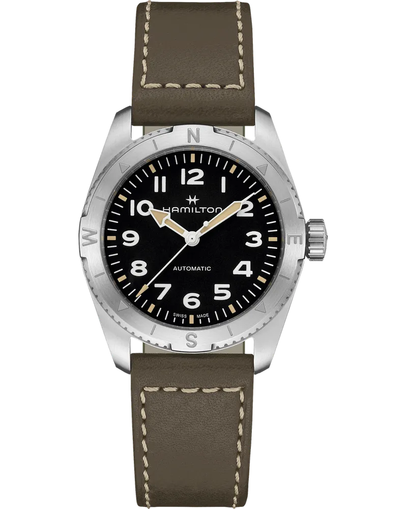 HAMILTON Khaki Field Expedition Herrenuhr H70225830 Schwarz