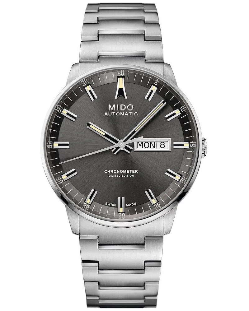 Mido Commander Herrenuhr M021.431.11.061.02 Grau