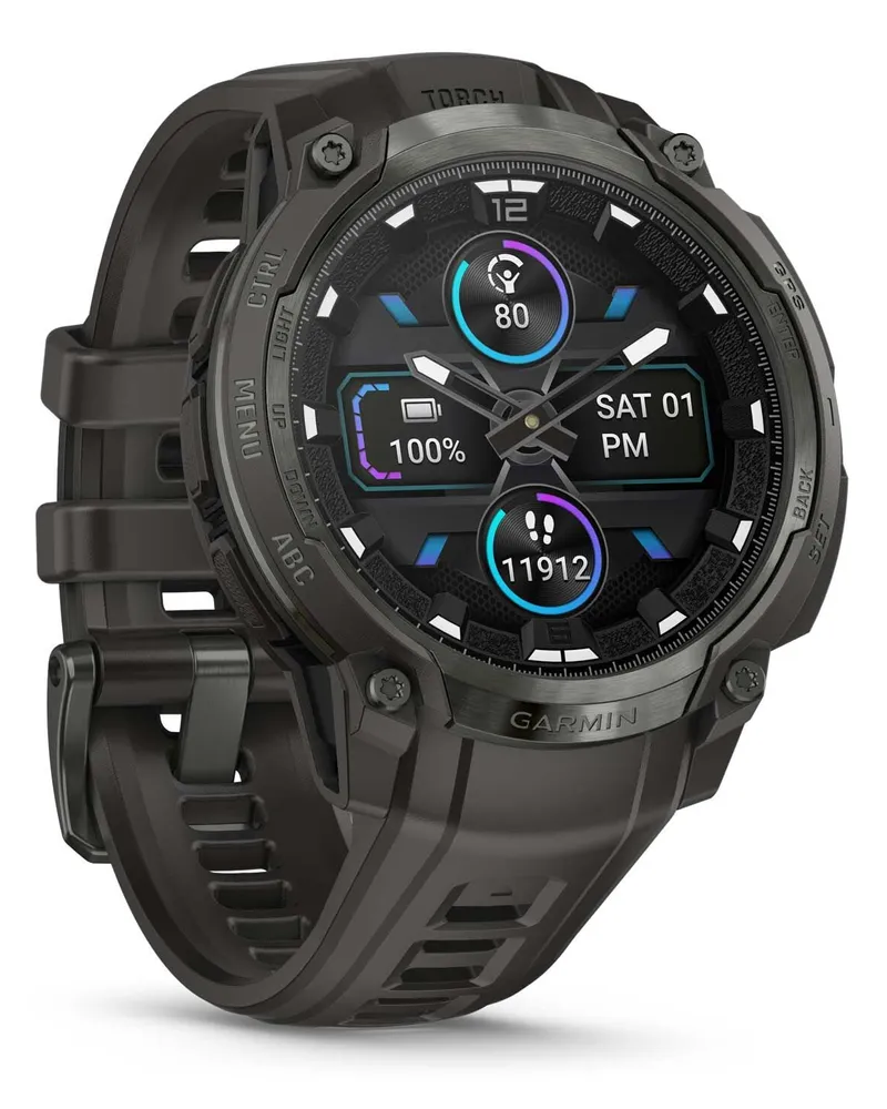 Garmin Instinct® Crossover AMOLED
Anthrazitgrau Herrenuhr 010-03398-00 Grau
