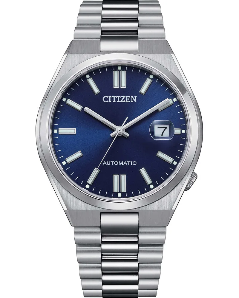 Citizen Herrenuhr Automatik Kollektion NJ0150-81L Blau