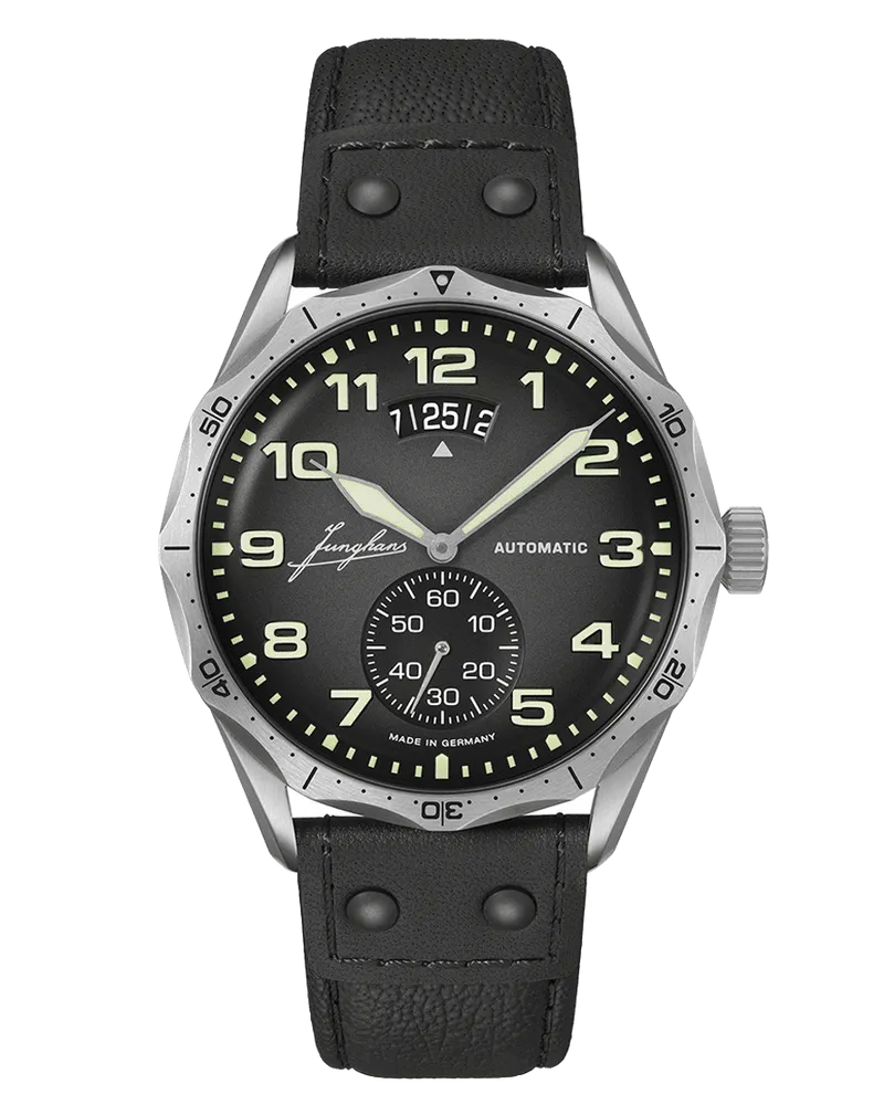 Junghans Pilot Automatic Herrenuhr 27/4490.00 Grau