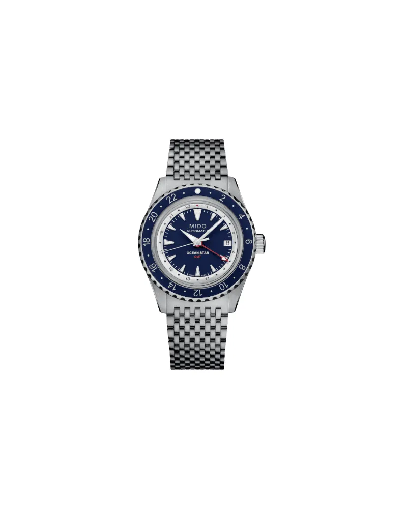 Mido Ocean Star GMT Automatik Herrenuhr M026.829.18.041.00 Blau