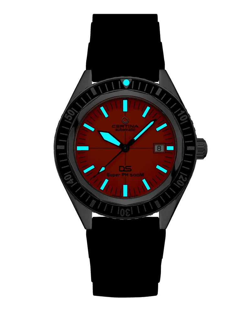 Certina DS SUPER PH500M Herrenuhr C037.407.17.280.10 Orange