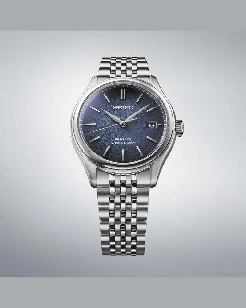 Seiko Presage Classic Series Aiiro Uhr Herrenuhr SPB525J1 Blau