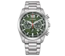 Eco-Drive Chronograph Grün Herrenuhr CA4640-50X