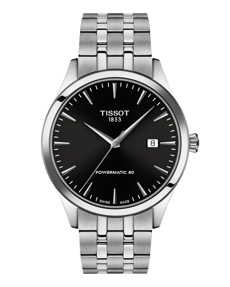 Tissot Classic Dream Powermatic 80, Schwarz Herrenuhr T158.407.11.051.00 Schwarz