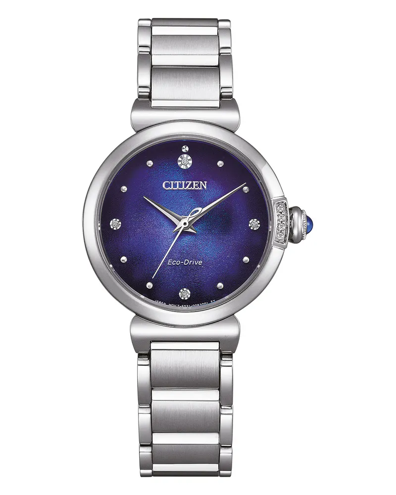 Citizen Unite with Blue Limitierte Auflage, Eco-Drive Analog Quartz, Blau Damenuhr EM1060-87L Blau