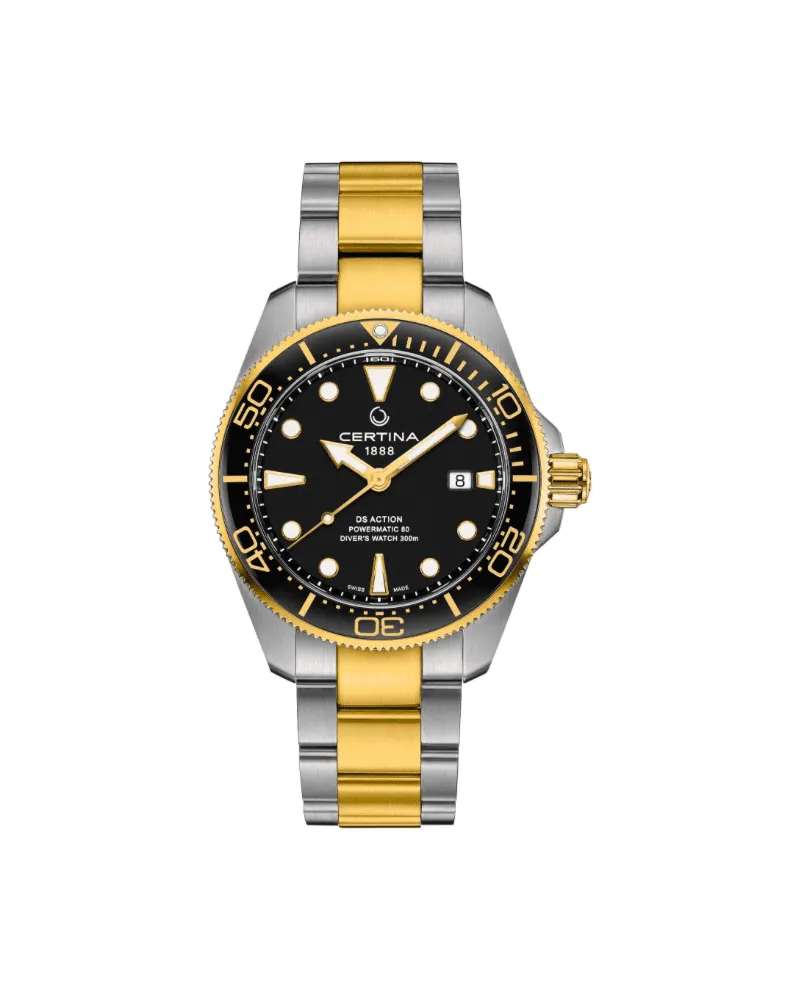 Certina DS Action Diver 43mm Herrenuhr C032.607.22.051.00 Schwarz
