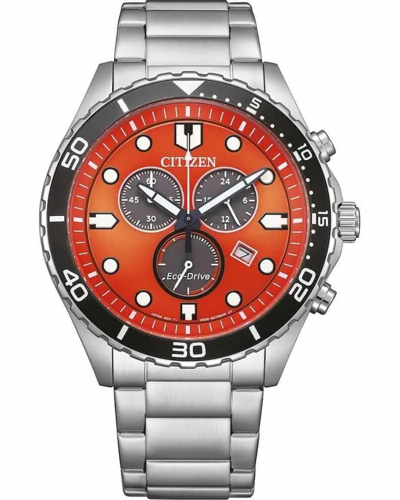 Citizen Eco-Drive Herrenuhr AT2560-84X Orange