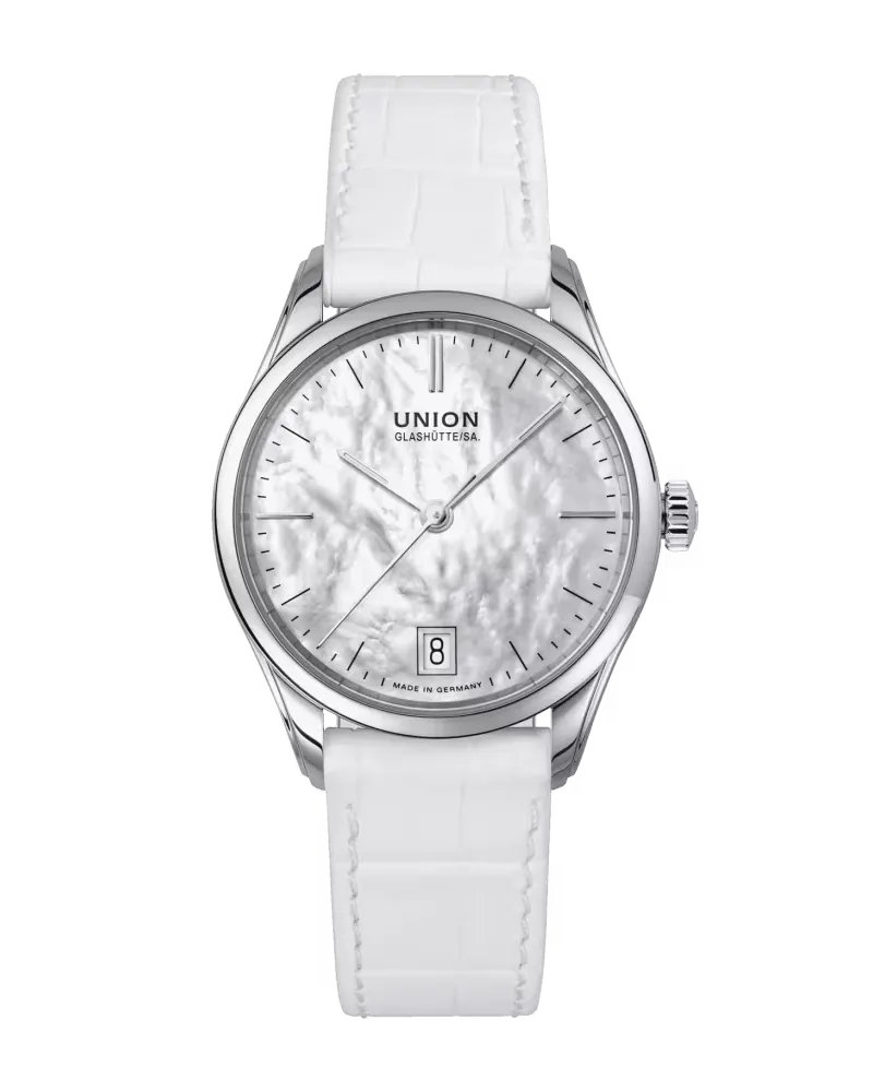 Union Glashütte Viro Damenuhr D011.207.16.111.00 Perlmutt