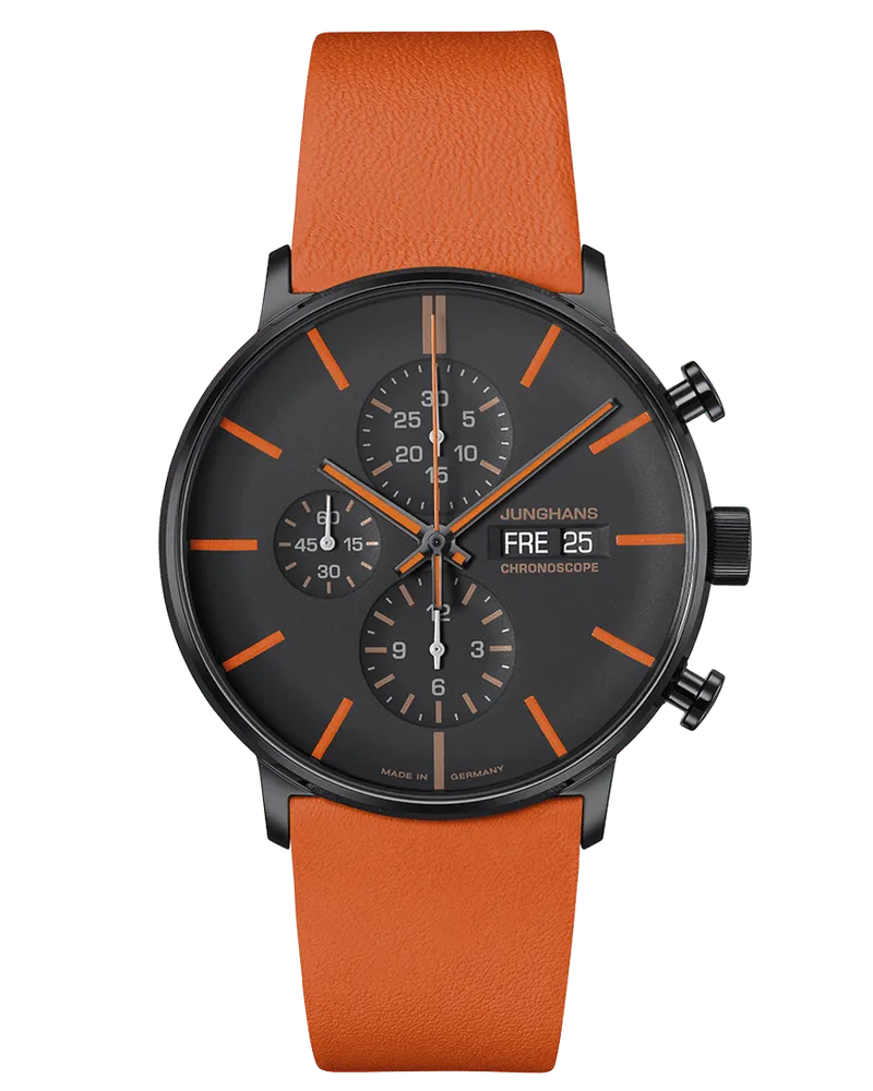 Junghans FORM A Chronoscope 027/4370.00 orange 