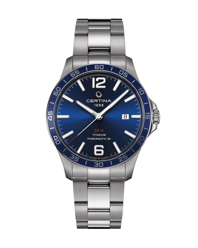 Certina DS-8 Powermatic 80 Herrenuhr C033.807.44.047.00 Blau