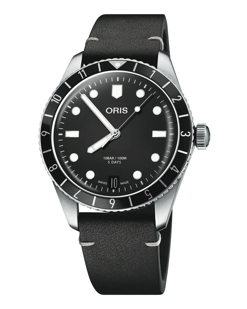 ORIS Herrenuhr Divers Sixty-Five Schwarz