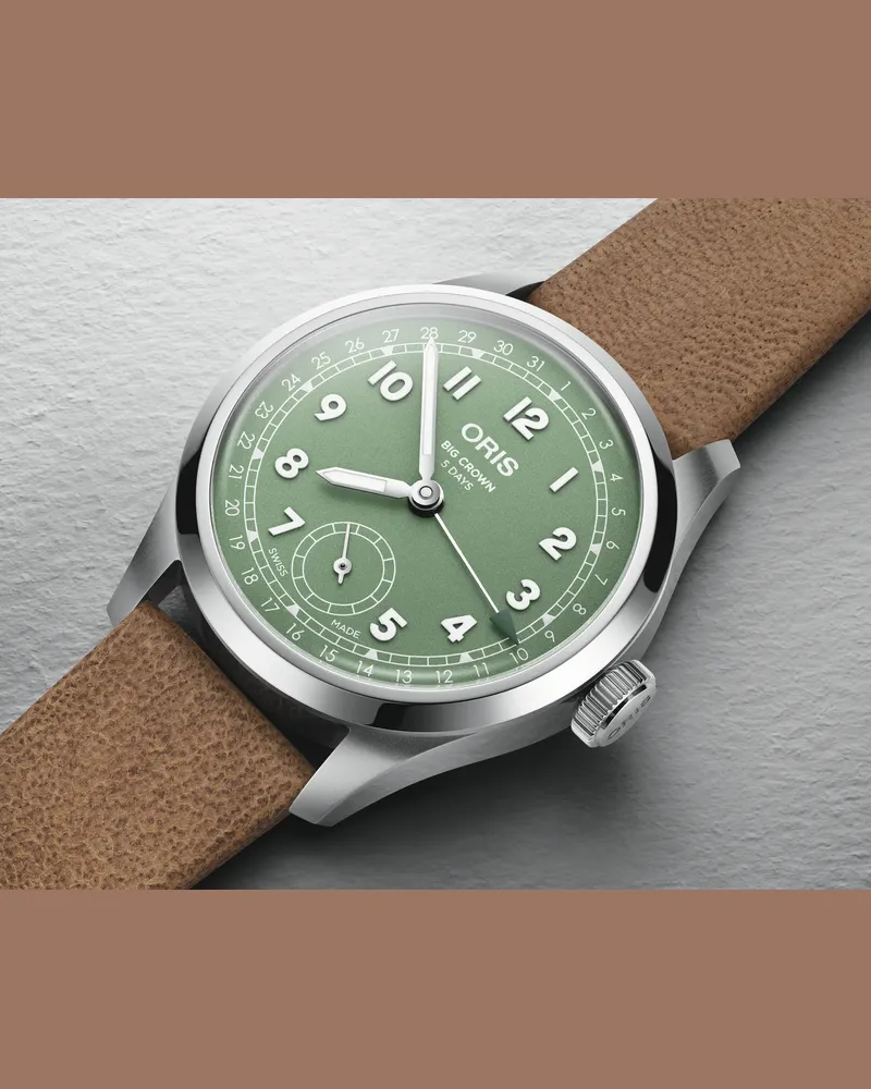 ORIS Big Crown Pointer Date Calibre 403 7799 4067-07 6 20 09FC Grün
