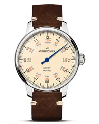 MeisterSinger Elfenbein Herrenuhr L 