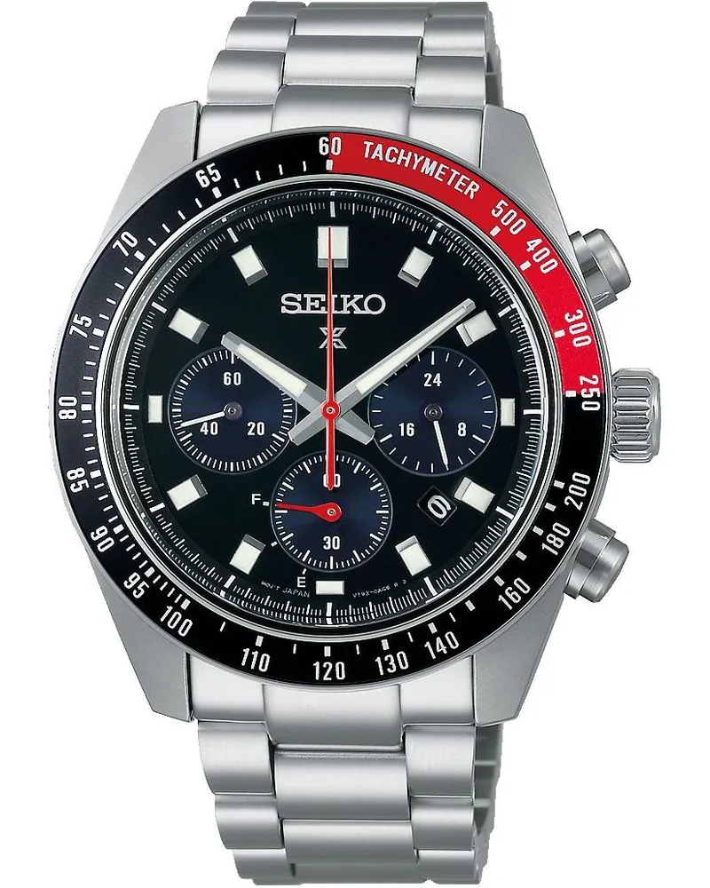 Seiko Prospex Speedtimer Solar Chronograph Herrenuhr SSC915P1 Schwarz