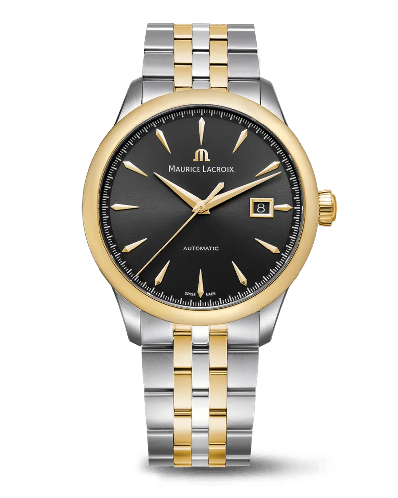 Maurice Lacroix 1975 Automatic Duotone 40mm, Multicolor, Edelstahl, Schwarz Herrenuhr 756008-PVY12-330-1 Multicolor