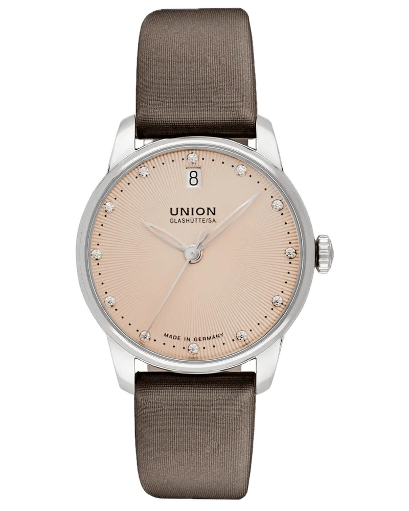 Union Glashütte Seris Datum Damenuhr D013.207.17.026.00 Grau