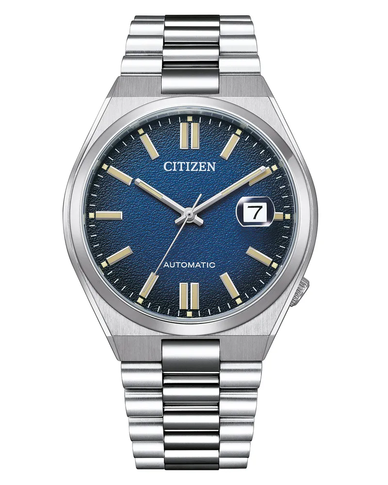 Citizen Herrenuhr Automatik Kollektion NJ0151-88L Blau