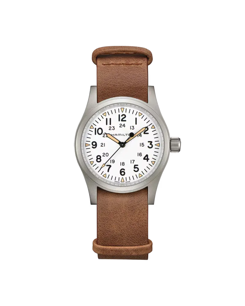 HAMILTON Khaki Field Mechanical H69439511 Herrenuhr Weiß