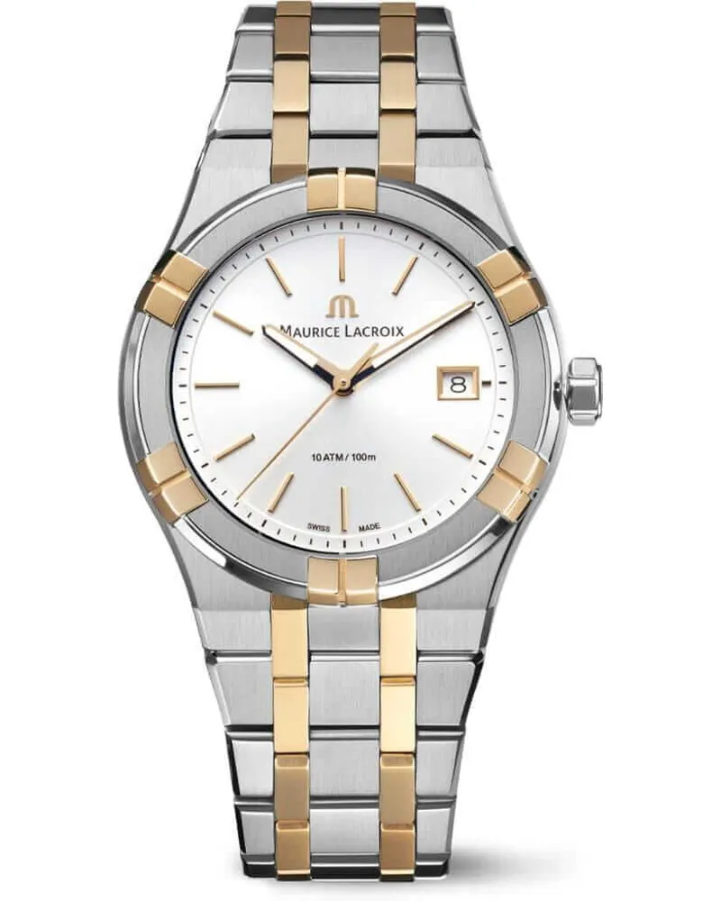 Maurice Lacroix Aikon Herrenuhr AI1108-PVP02-130-1 Silber