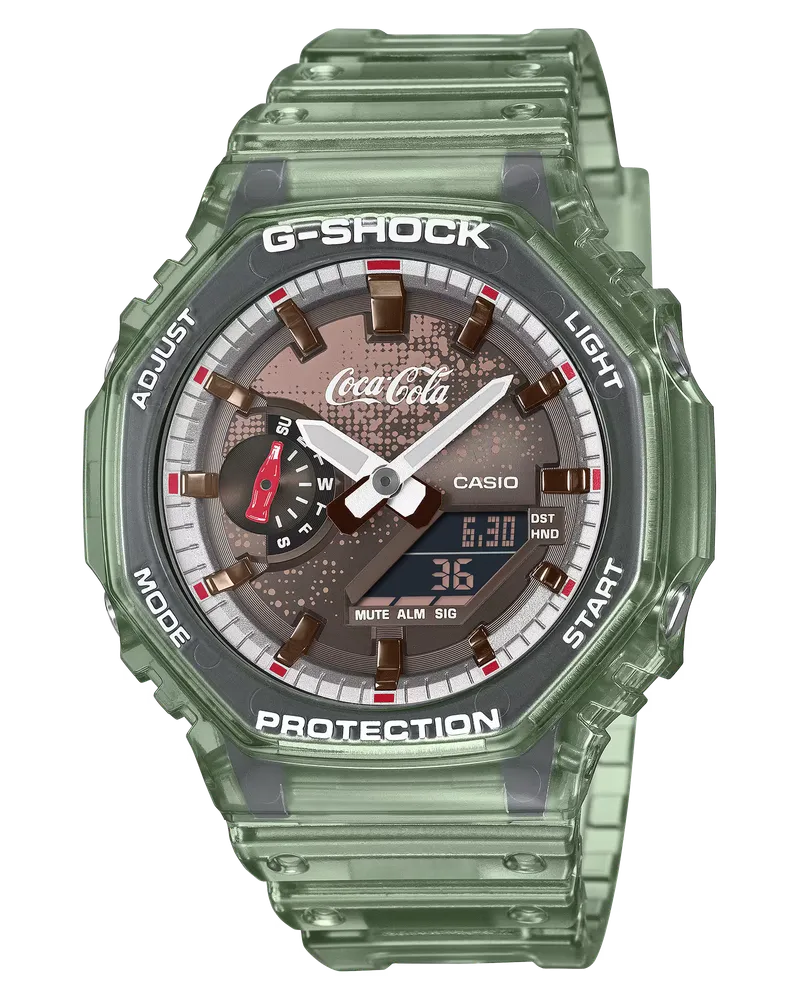 Casio Casio Herrenuhr  Classic Coca-Cola GA-2100CC-3AER Multicolor