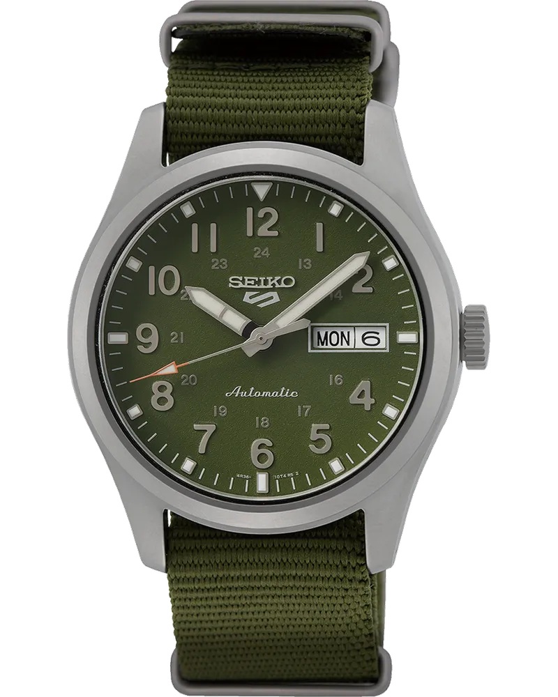 Seiko Herrenuhr Seiko 5 Sports Automatik SRPG33K1 Grün