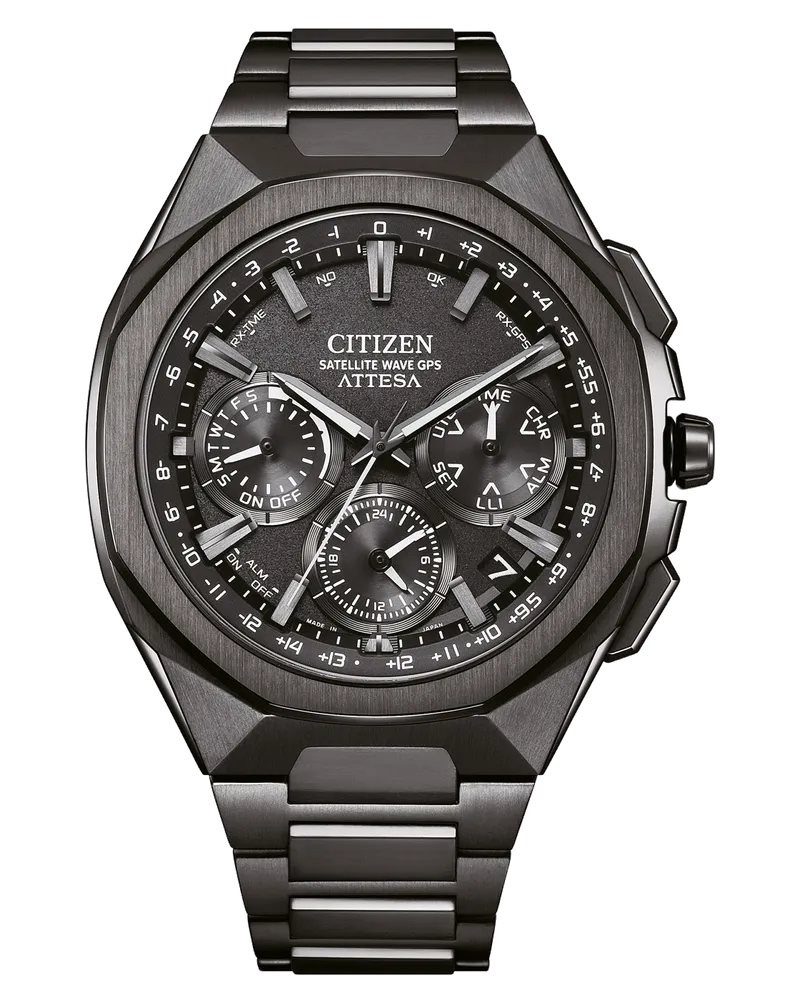 Citizen ATTESA Satellite Wave GPS Herrenuhr CC4105-69E Schwarz