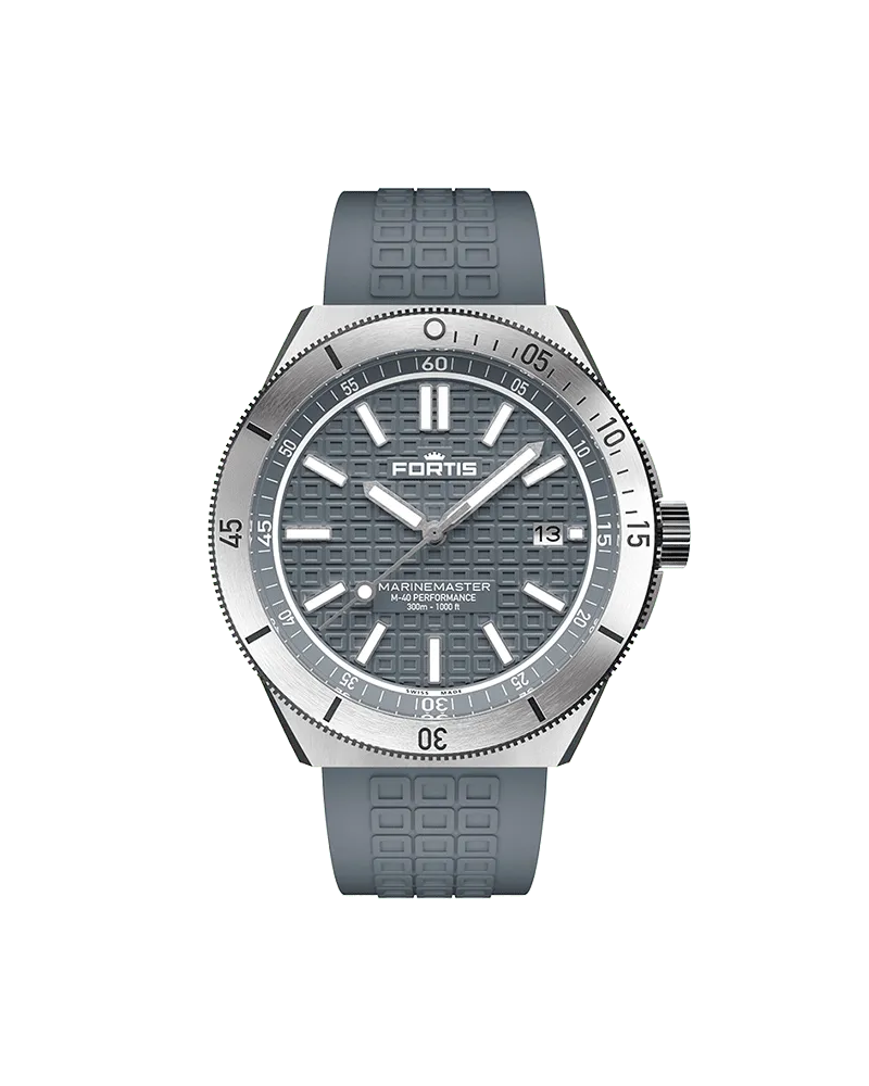 FORTIS Marinemaster M-40 Rockstone Gray Herrenuhr F8120005 Grau