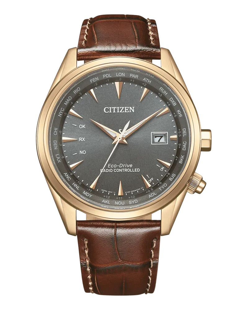 Citizen Radio Controlled Herrenuhr CB0273-11H Grau