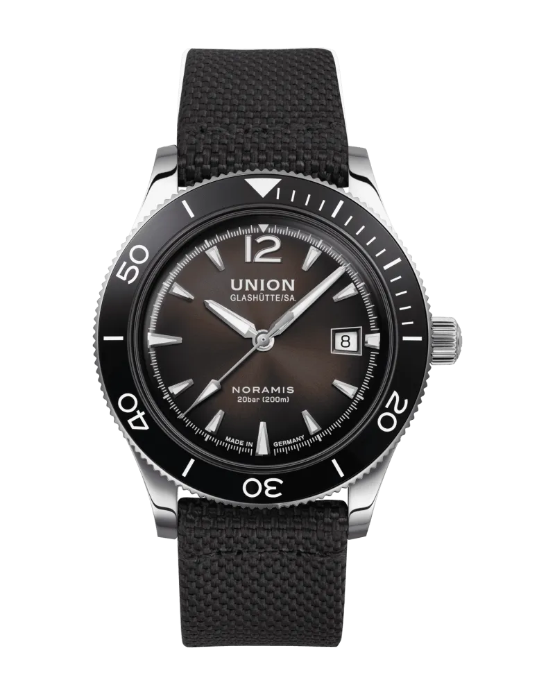 Union Glashütte Noramis Datum Sport Herrenuhr D012.907.18.057.00 Schwarz