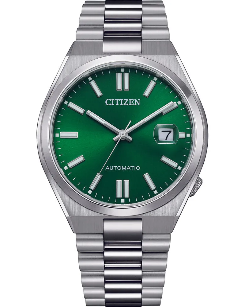 Citizen Herrenuhr Automatik Kollektion NJ0150-81X Grün