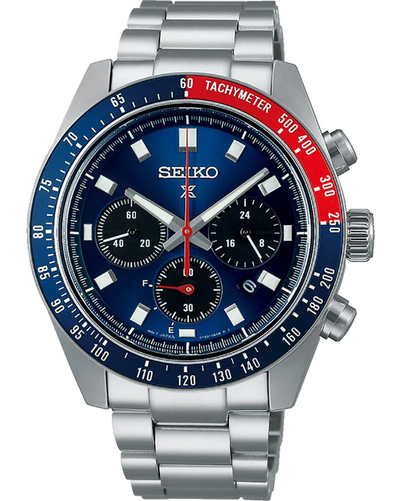 Seiko Prospex Speedtimer Solar Chronograph Herrenuhr SSC913P1 Blau