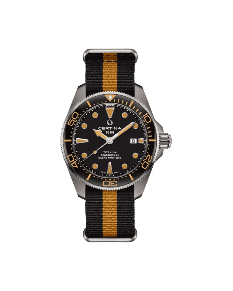 Certina DS Action Diver 43mm Herrenuhr C032.607.48.051.00 Schwarz