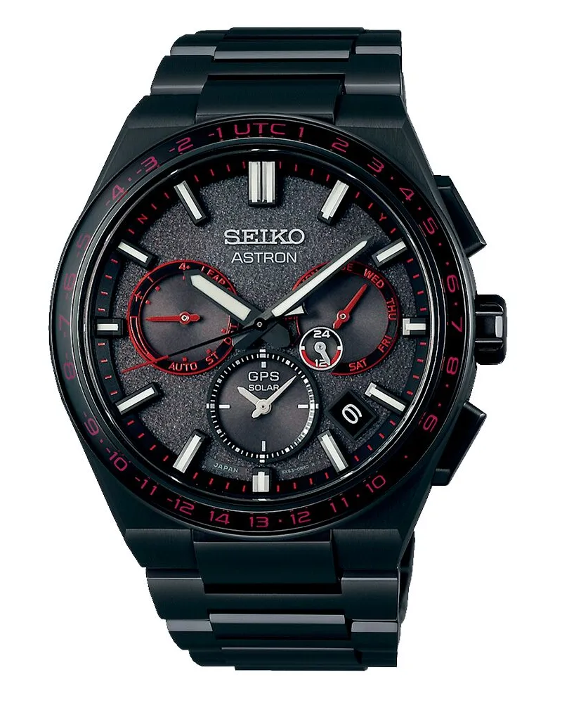 Seiko Astron Limited Edition Herrenuhr SSH137J1 Schwarz