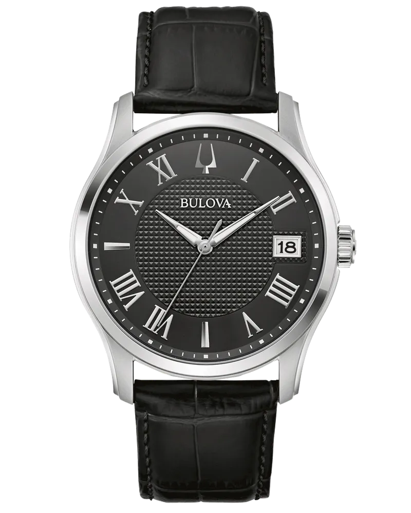 BULOVA Wilton Herrenuhr 96B390 Schwarz
