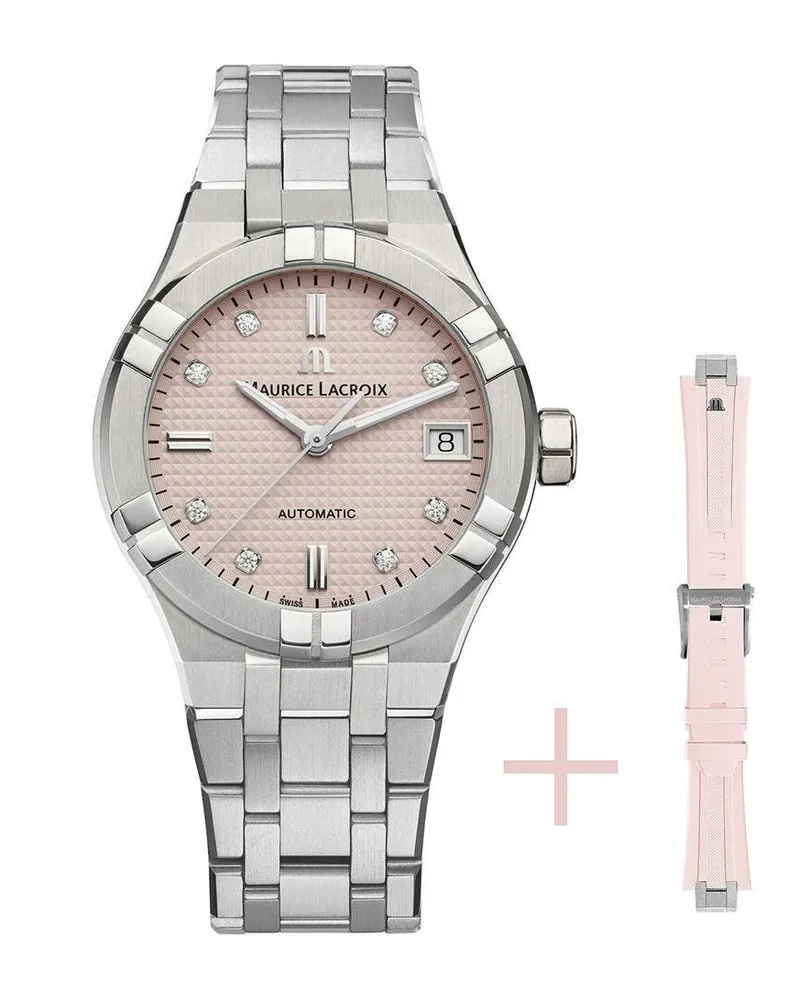 Maurice Lacroix Aikon Automatic Damenuhr AI6006-SS00F-550-E Rosa