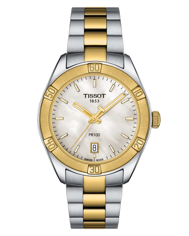 Tissot PR 100 Damenuhr T101.910.22.111.00 Perlmutt