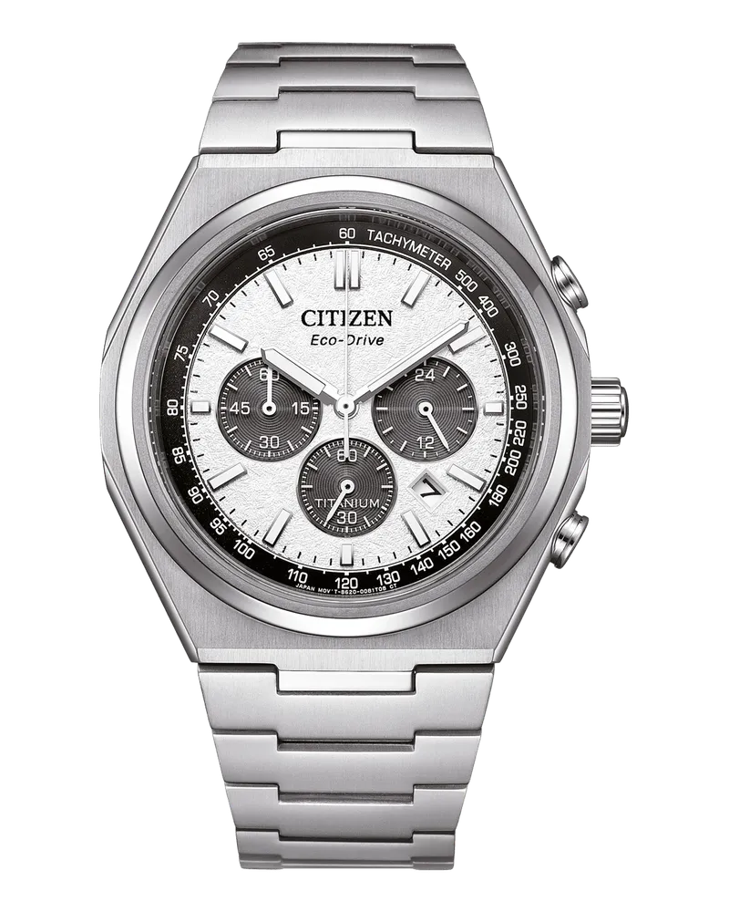 Citizen Eco-Drive Titanium Herrenuhr CA4610-85A Silber