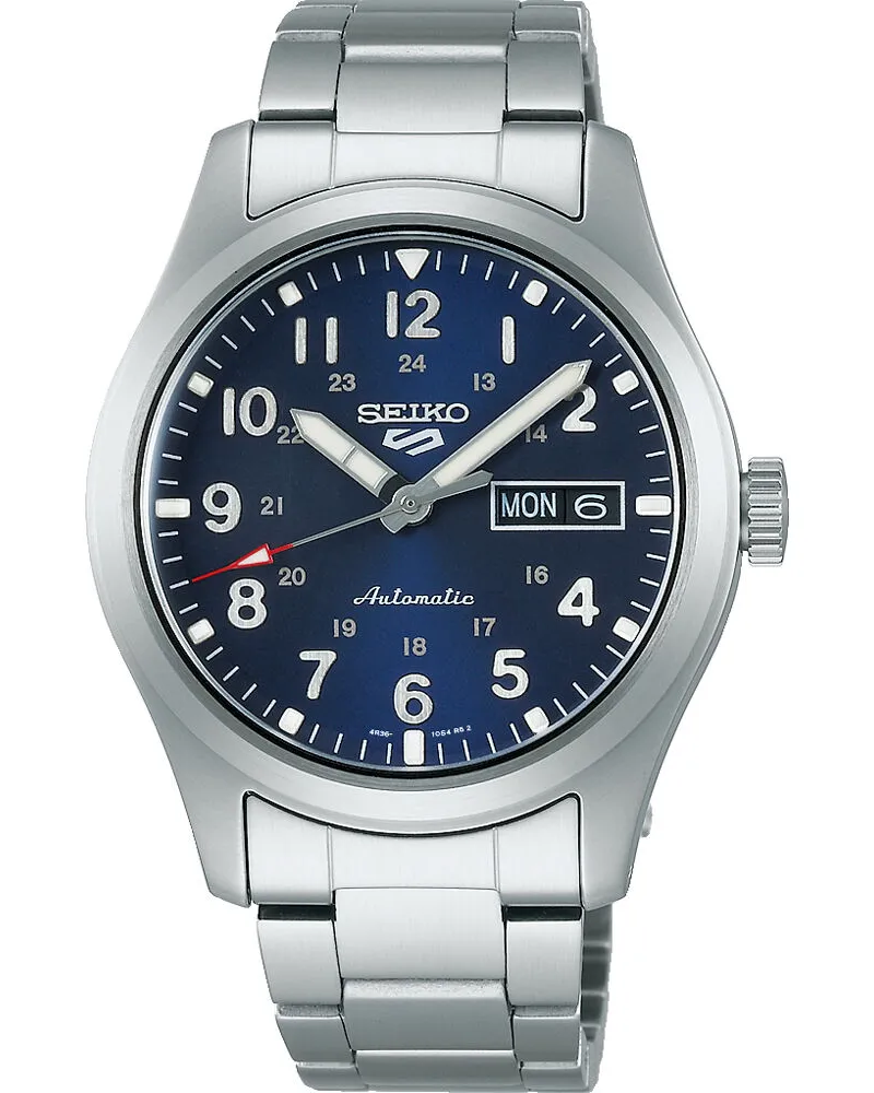 Seiko Herrenuhr Seiko 5 Sports Automatik SRPG29K1 Blau