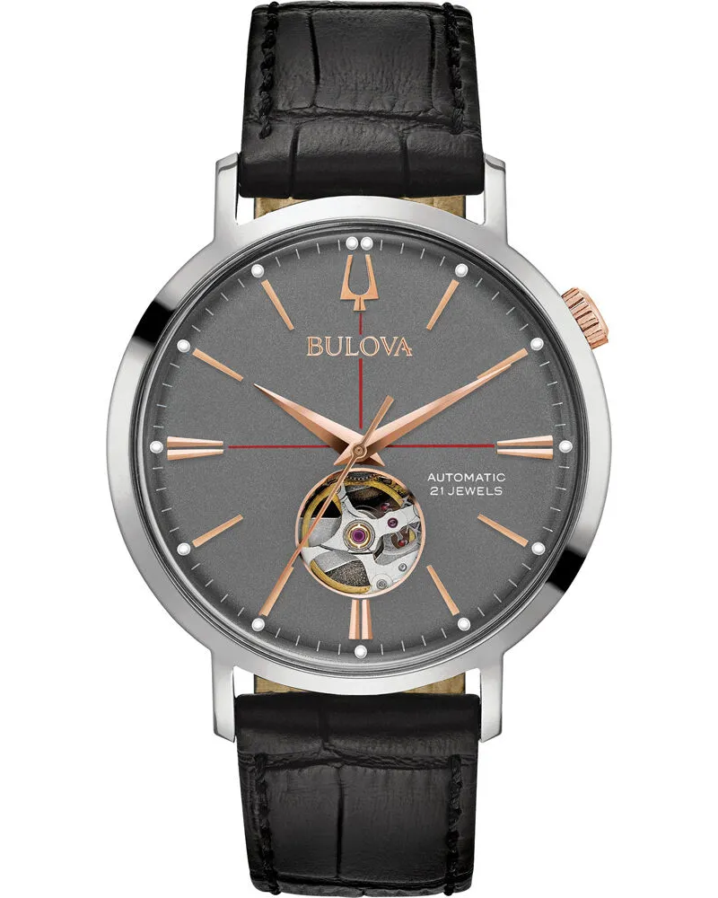 BULOVA Herrenuhr Aerojet 98A187 Grau