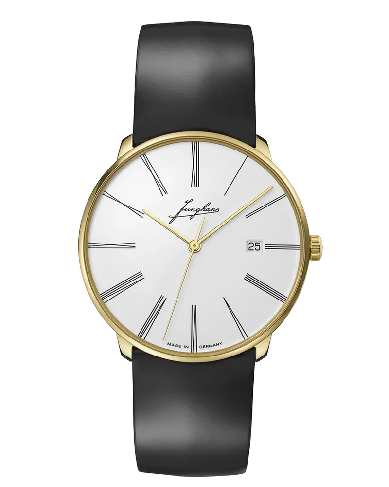 Junghans Meister Fein Herrenuhr 27-9301.00 Weiß