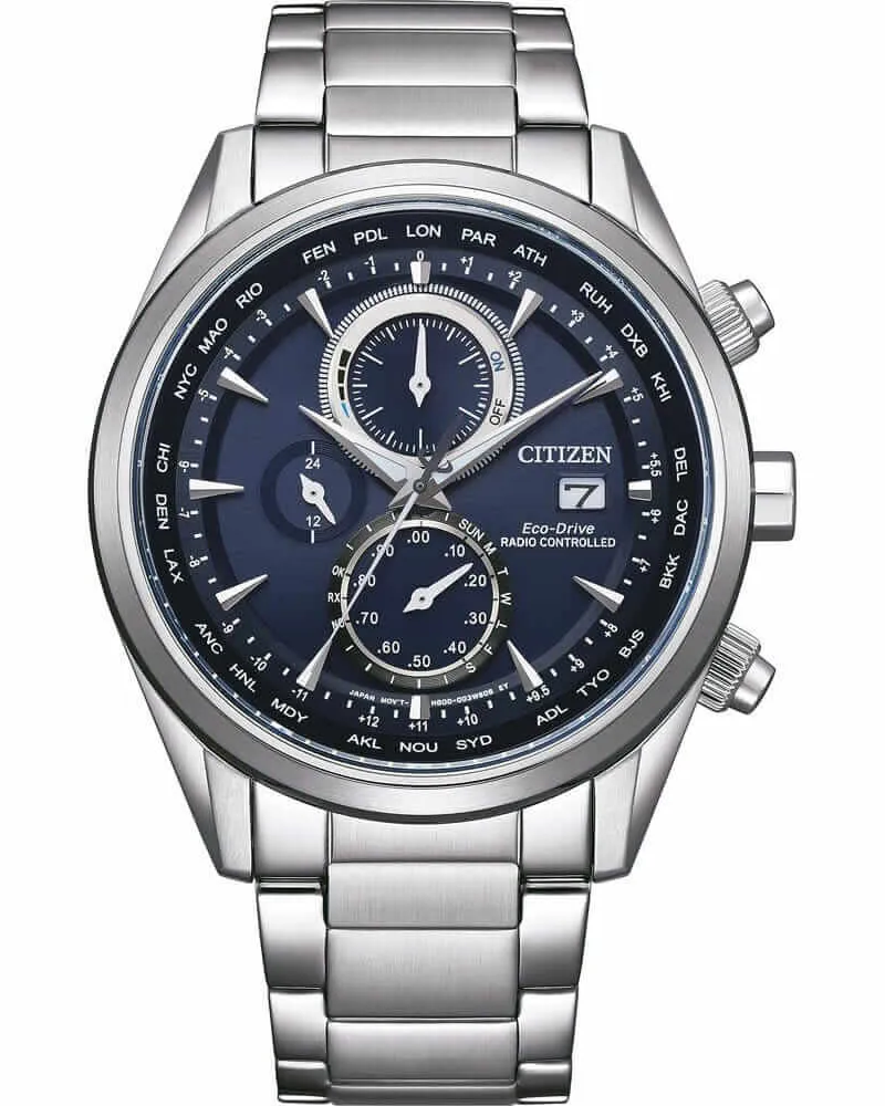 Citizen Radio Controlled Herrenuhr AT8260-85L Blau