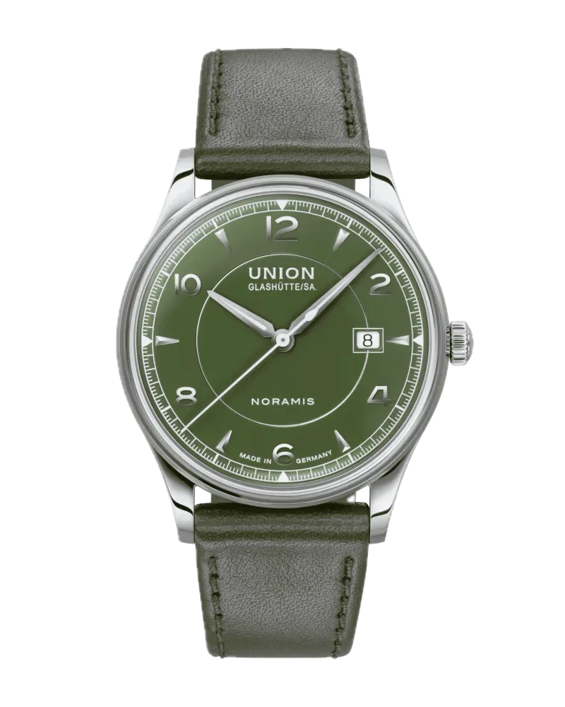 Union Glashütte Noramis Data Herrenuhr D016.407.16.097.00 Grün