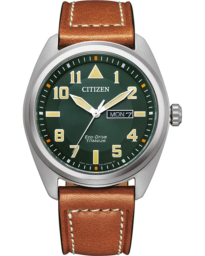 Citizen Herrenuhr Super Titan BM8560-11XE Grün