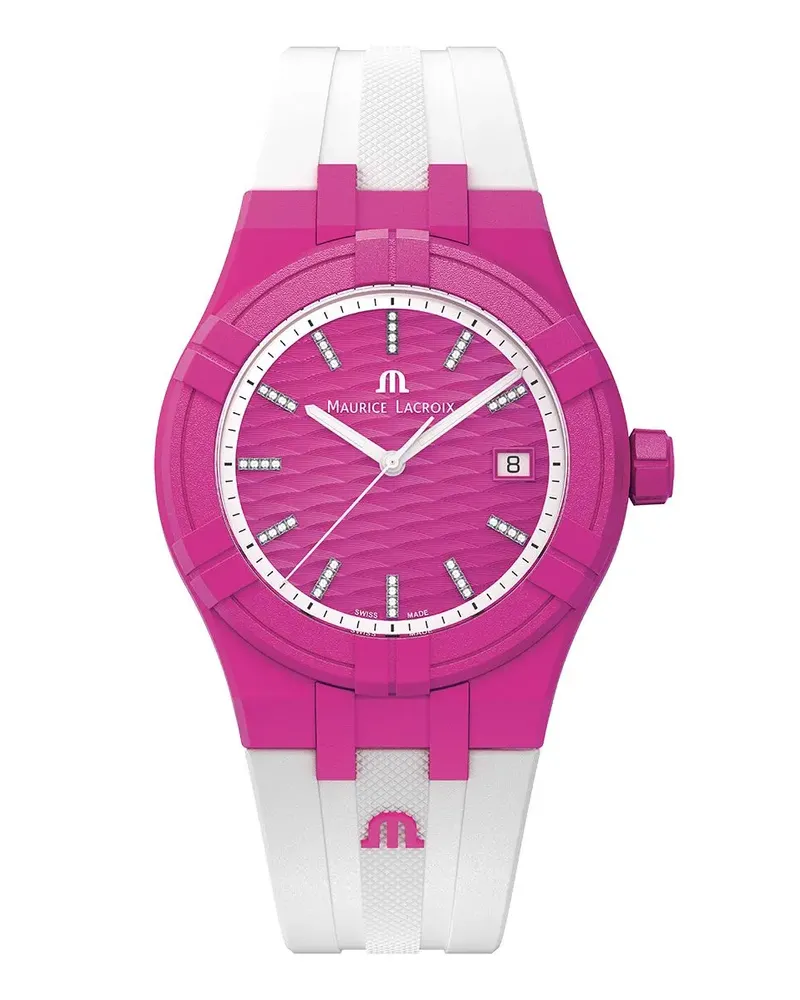 Maurice Lacroix Aikon Tide Date Herrenuhr AI2008-FFFF1-3A0-0 Pink