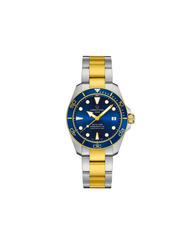 Certina DS Action Diver Sea Turtle Special Edition 38mm Herrenuhr C032.807.22.041.10 Blau