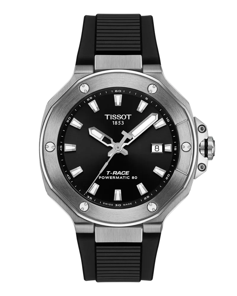 Tissot T-Race Powermatic 80 41MM Herrenuhr T141.807.17.051.00 Schwarz