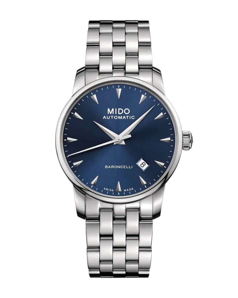 Mido Baroncelli II Herrenuhr M86004151 Blau