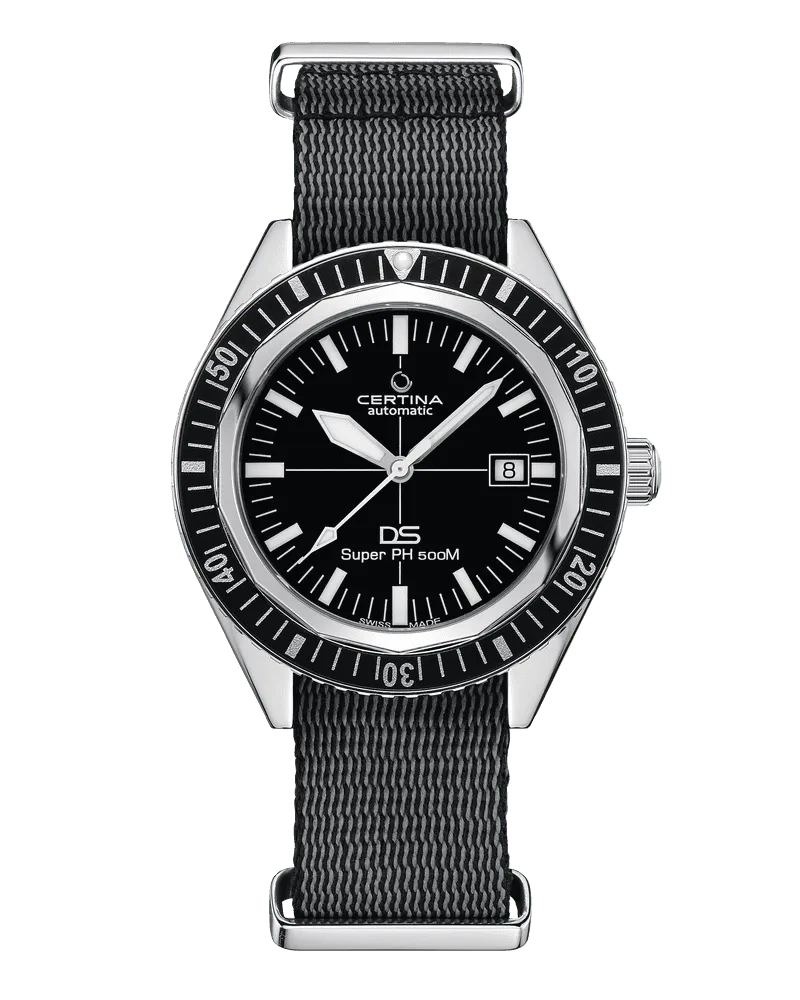 Certina DS SUPER PH500M Herrenuhr C037.407.18.050.00 Schwarz